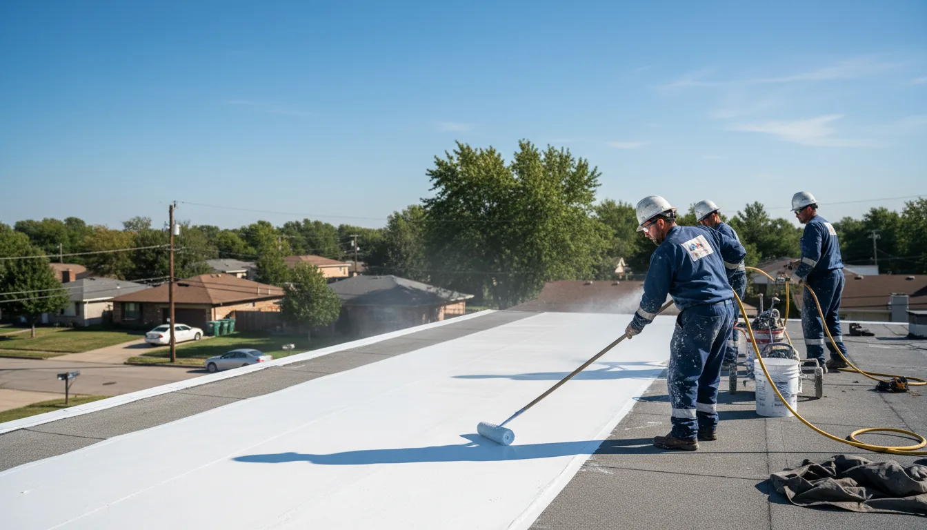 Commercial roof coating in Saratoga Springs, NY near me